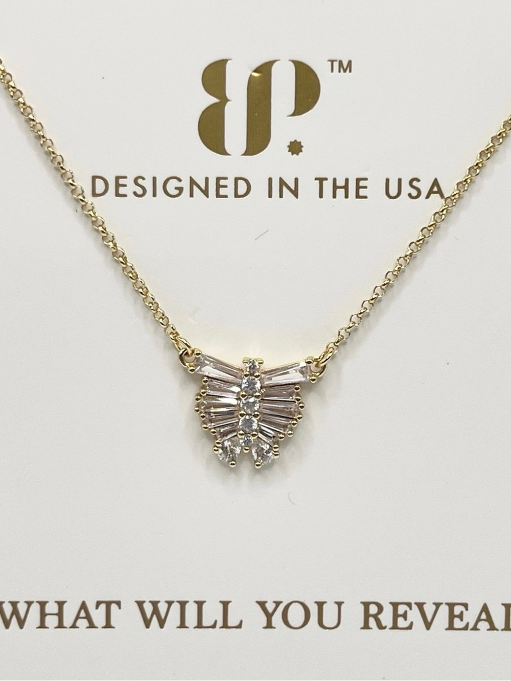 Bomb Party BP Sterling Gold Vermeil Necklace Delicate Dreams
